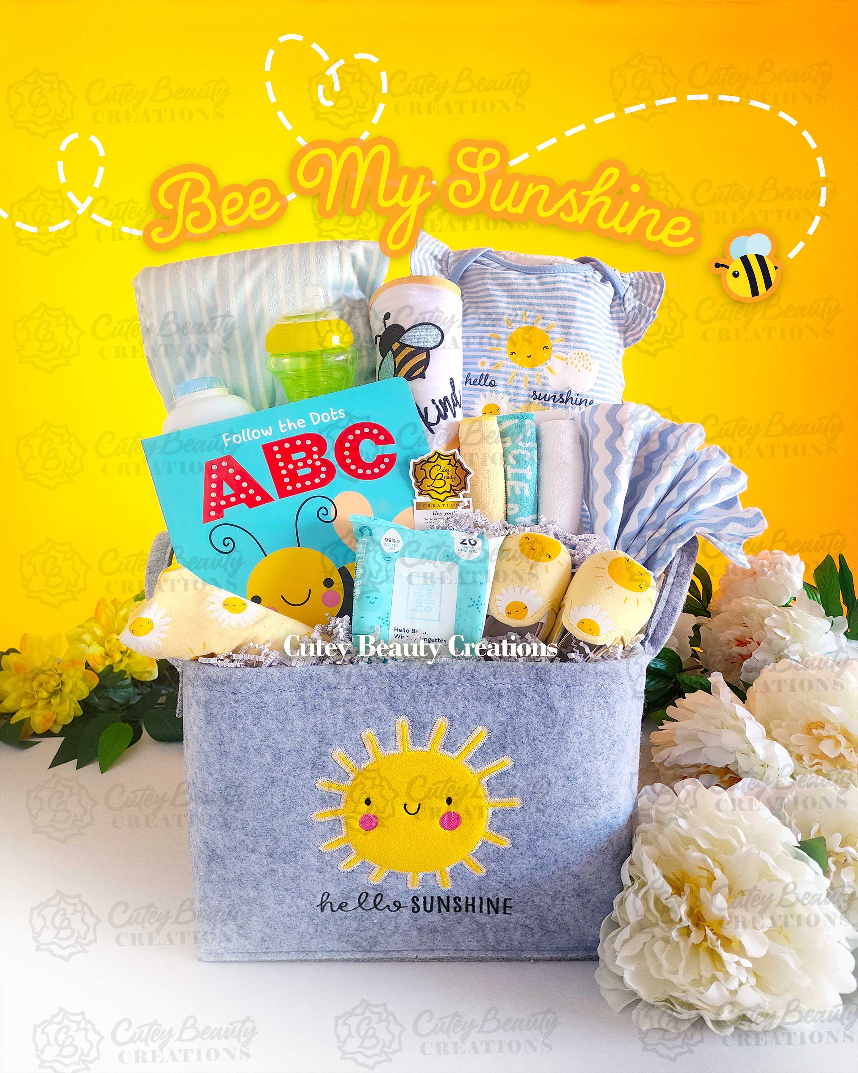'Bee My Sunshine' Baby Gift Basket