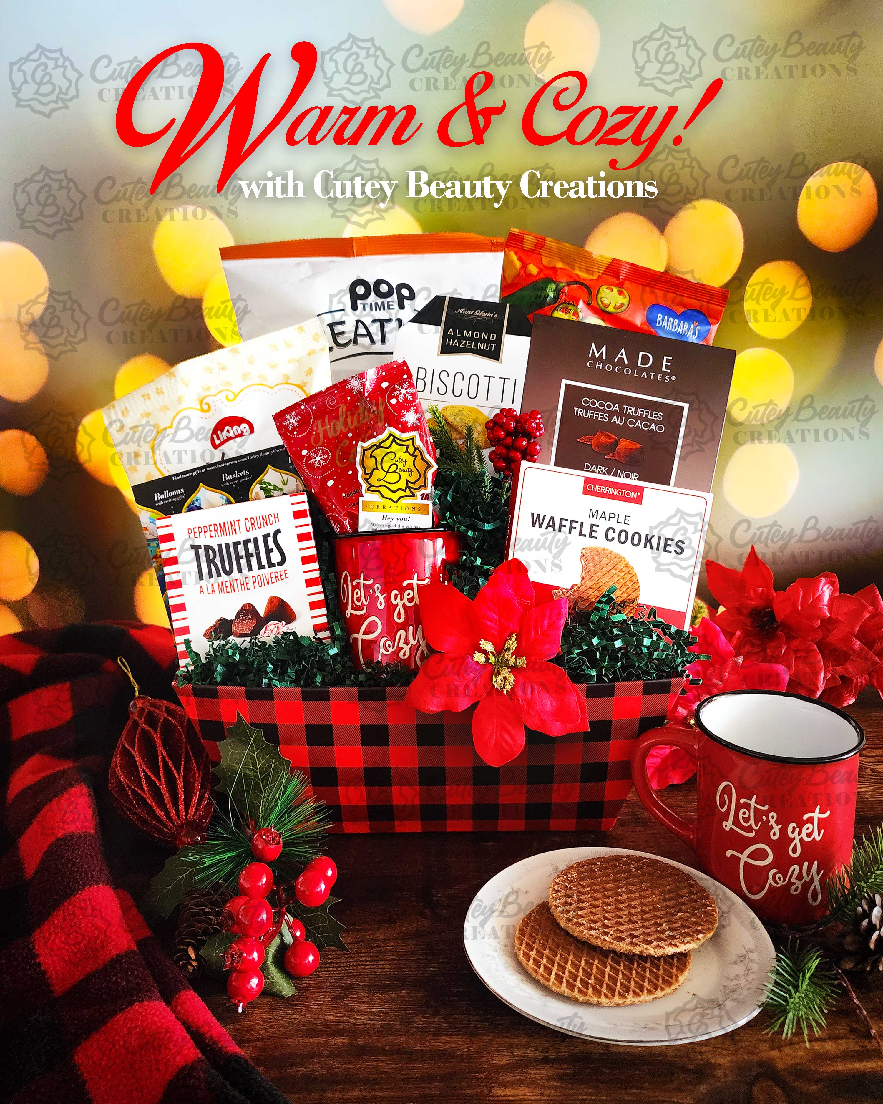 'Warm & Cozy Holiday' Gourmet Gift Basket